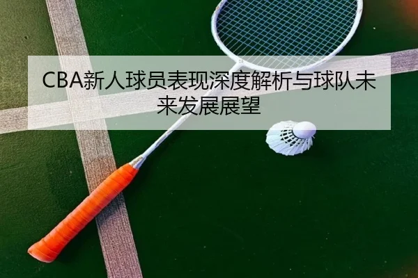 CBA新人球员表现深度解析与球队未来发展展望